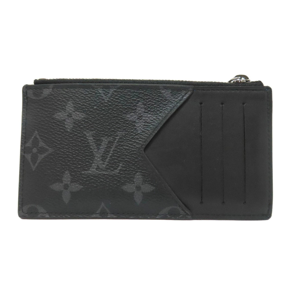 Louis Vuitton Zippy Wallet Dragonne Wallet Monogram Canvas Leather Eclipse Black
